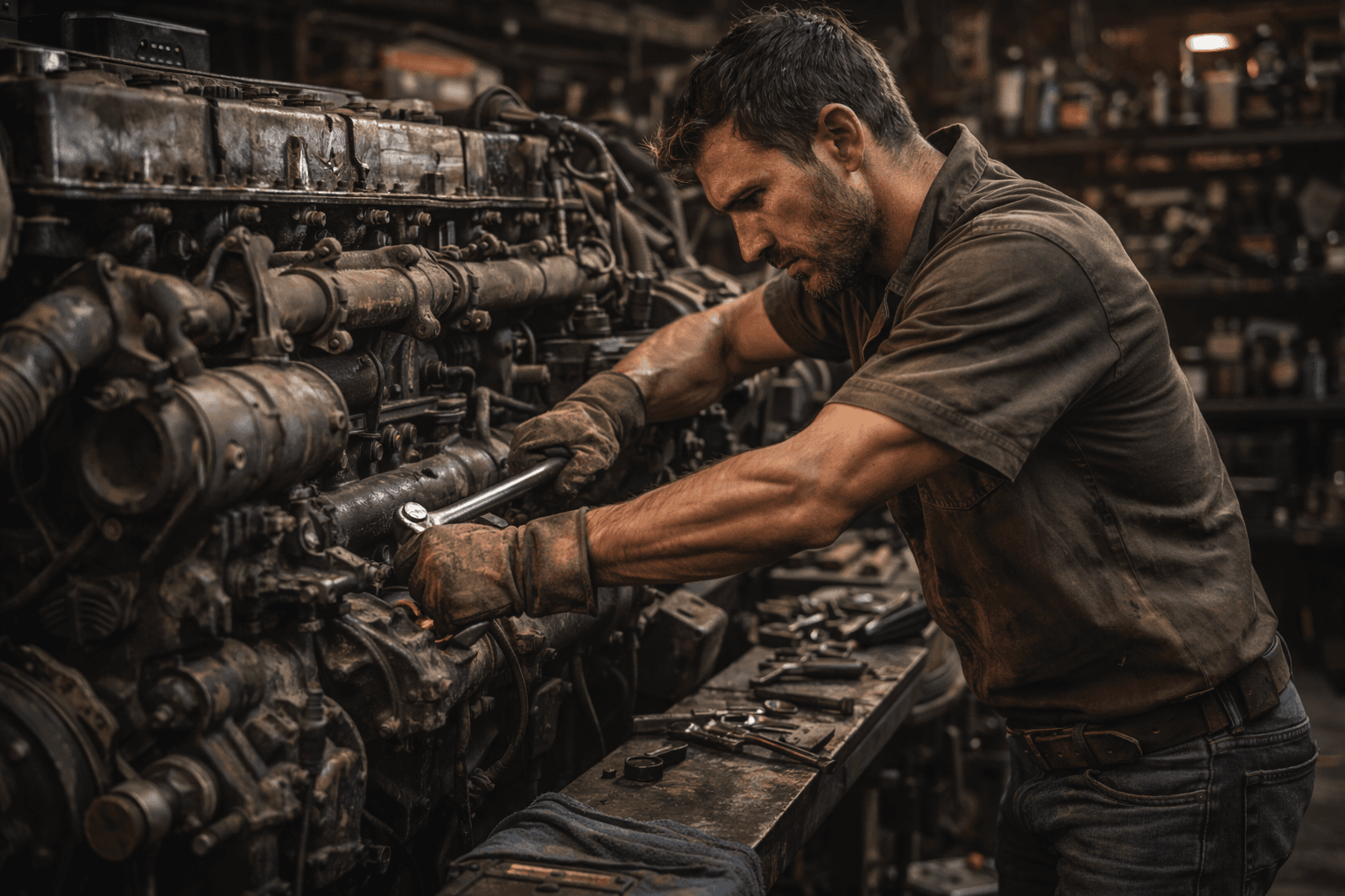 Diesel Mechanic Pathway program image from the original Veteran Outreach site.