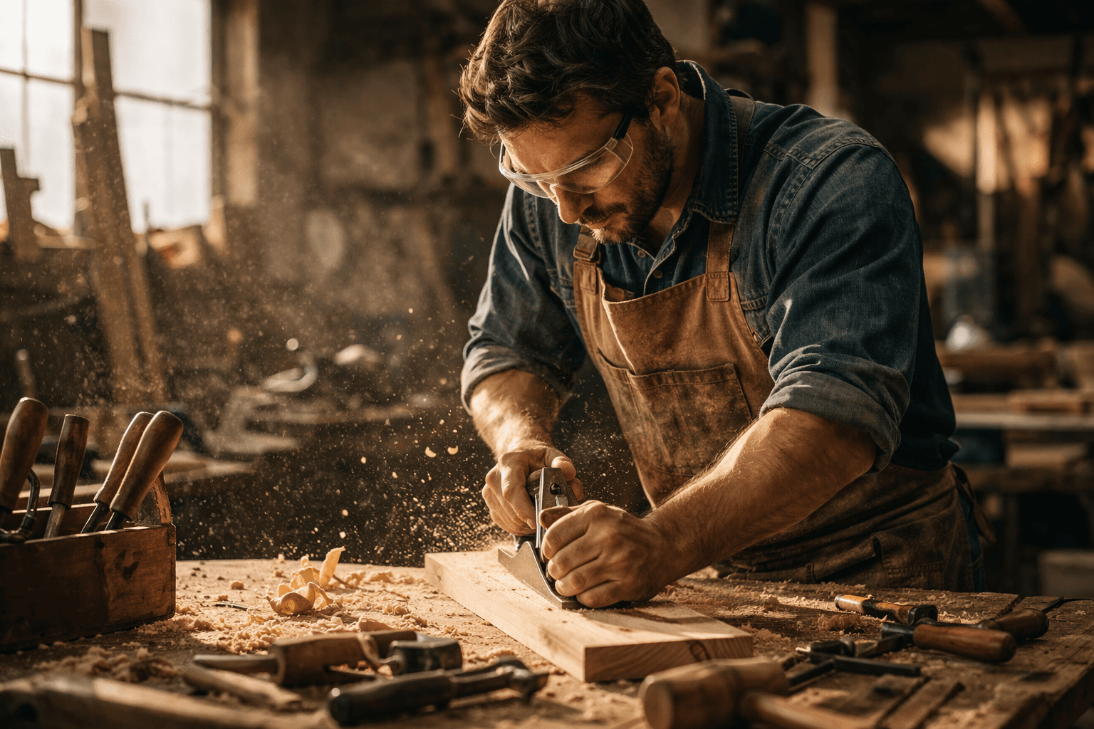 Woodworking & Craftsmanship program image from the original Veteran Outreach site.
